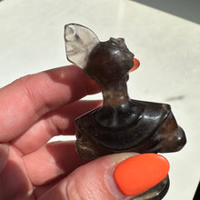 Load image into Gallery viewer, Smoky Quartz Anubis Figurine - ear has broken off - Milky Way Creations - Sydney - Crystal - Crystals - Candles - Soap - Howlite - Amethyst - Ethically Sources - Stones - gemstones - wholesale - amazonite
