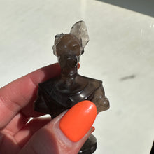 Load image into Gallery viewer, Smoky Quartz Anubis Figurine - ear has broken off - Milky Way Creations - Sydney - Crystal - Crystals - Candles - Soap - Howlite - Amethyst - Ethically Sources - Stones - gemstones - wholesale - amazonite
