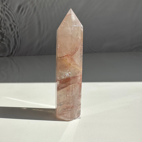 Fire Quartz Tower - Milky Way Creations - Sydney - Crystal - Crystals - Candles - Soap - Howlite - Amethyst - Ethically Sources - Stones - gemstones - wholesale - amazonite