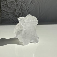 Load image into Gallery viewer, Clear Quartz Toothless Figurine - Milky Way Creations - Sydney - Crystal - Crystals - Candles - Soap - Howlite - Amethyst - Ethically Sources - Stones - gemstones - wholesale - amazonite
