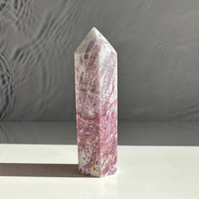 Load image into Gallery viewer, Pink Tourmaline Tower - Milky Way Creations - Sydney - Crystal - Crystals - Candles - Soap - Howlite - Amethyst - Ethically Sources - Stones - gemstones - wholesale - amazonite
