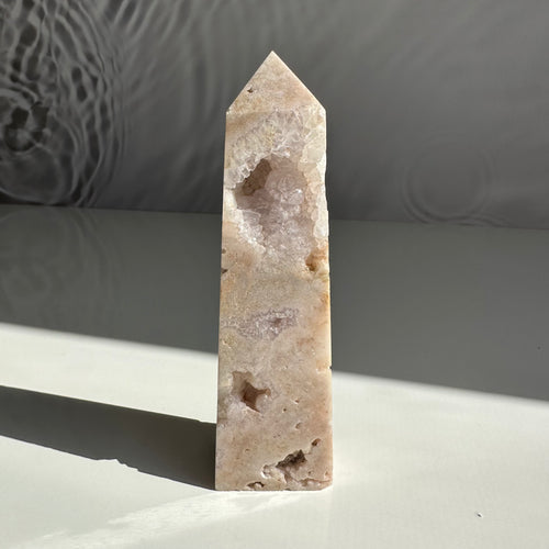 Pink Amethyst Tower - Milky Way Creations - Sydney - Crystal - Crystals - Candles - Soap - Howlite - Amethyst - Ethically Sources - Stones - gemstones - wholesale - amazonite