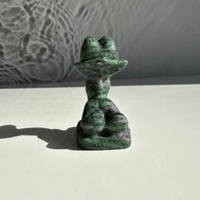 Load image into Gallery viewer, Ruby Zoisite Treecko Figurine - Milky Way Creations - Sydney - Crystal - Crystals - Candles - Soap - Howlite - Amethyst - Ethically Sources - Stones - gemstones - wholesale - amazonite
