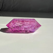 Load image into Gallery viewer, Pink Aura Crackle Quartz - Double Terminated - Milky Way Creations - Sydney - Crystal - Crystals - Candles - Soap - Howlite - Amethyst - Ethically Sources - Stones - gemstones - wholesale - amazonite
