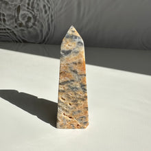 Load image into Gallery viewer, Zebra Jasper Obelisk with Iron Staining - Milky Way Creations - Sydney - Crystal - Crystals - Candles - Soap - Howlite - Amethyst - Ethically Sources - Stones - gemstones - wholesale - amazonite
