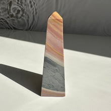 Load image into Gallery viewer, Pink Polychrome Jasper Obelisk - Milky Way Creations - Sydney - Crystal - Crystals - Candles - Soap - Howlite - Amethyst - Ethically Sources - Stones - gemstones - wholesale - amazonite
