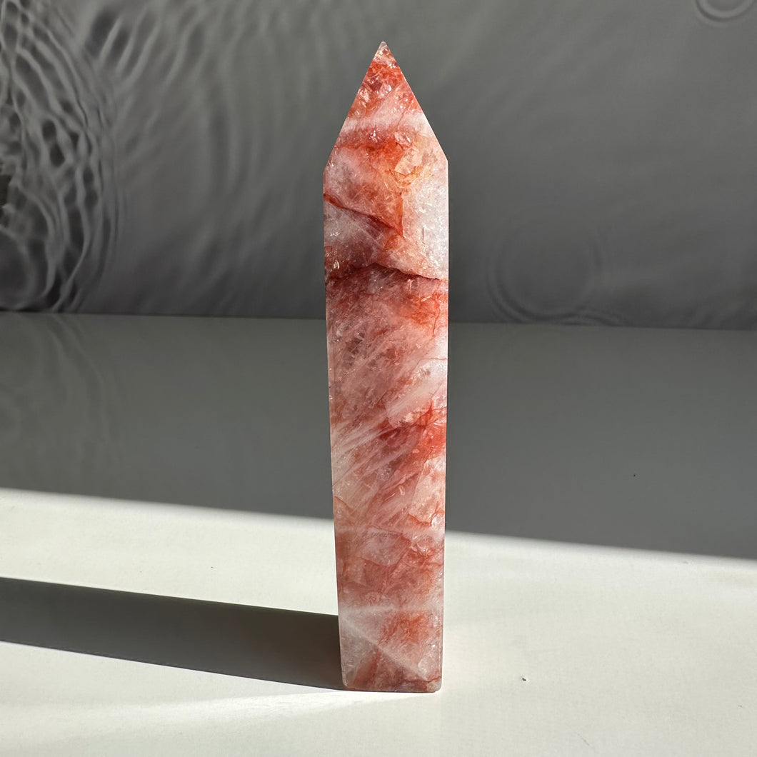 Fire Quartz Obelisk