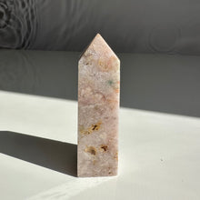 Load image into Gallery viewer, Pink Amethyst &amp; Flower Agate Tower - Milky Way Creations - Sydney - Crystal - Crystals - Candles - Soap - Howlite - Amethyst - Ethically Sources - Stones - gemstones - wholesale - amazonite
