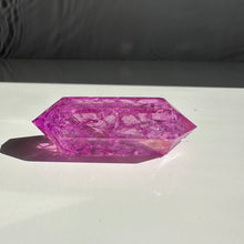 Load image into Gallery viewer, Pink Aura Crackle Quartz - Double Terminated - Milky Way Creations - Sydney - Crystal - Crystals - Candles - Soap - Howlite - Amethyst - Ethically Sources - Stones - gemstones - wholesale - amazonite
