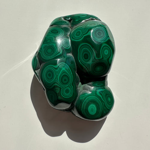 Malachite Palm Stone - Milky Way Creations - Sydney - Crystal - Crystals - Candles - Soap - Howlite - Amethyst - Ethically Sources - Stones - gemstones - wholesale - amazonite