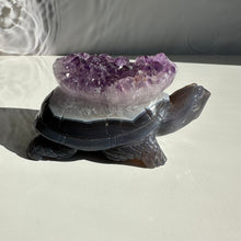 Load image into Gallery viewer, Amethyst Turtle - Milky Way Creations - Sydney - Crystal - Crystals - Candles - Soap - Howlite - Amethyst - Ethically Sources - Stones - gemstones - wholesale - amazonite
