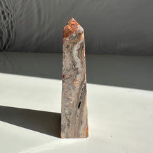 Load image into Gallery viewer, Pink Crazy Agate Obelisk - Milky Way Creations - Sydney - Crystal - Crystals - Candles - Soap - Howlite - Amethyst - Ethically Sources - Stones - gemstones - wholesale - amazonite
