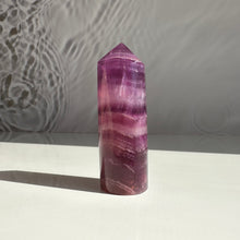 Load image into Gallery viewer, Purple Fluorite Tower - Milky Way Creations - Sydney - Crystal - Crystals - Candles - Soap - Howlite - Amethyst - Ethically Sources - Stones - gemstones - wholesale - amazonite
