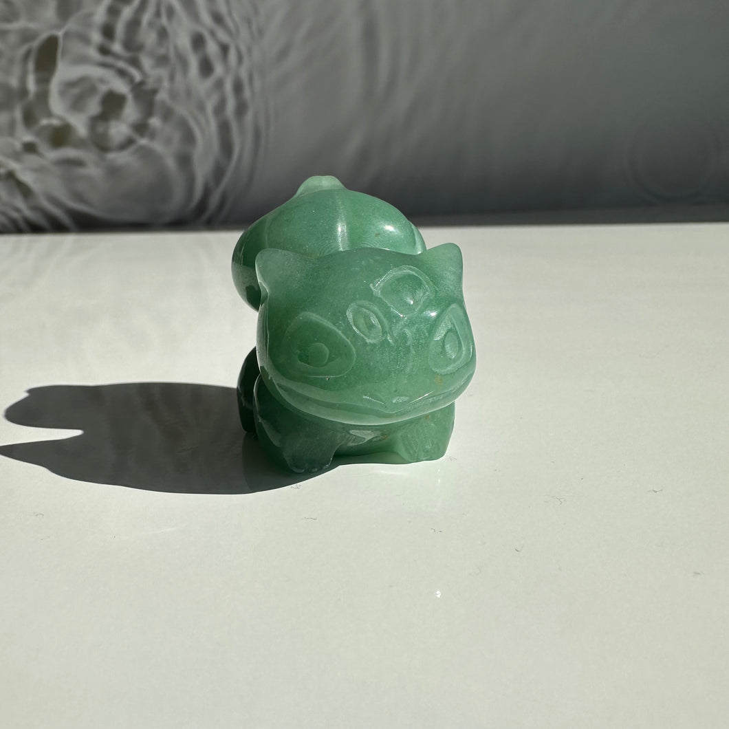 Green Aventurine Bulbasaur Figurine - Milky Way Creations - Sydney - Crystal - Crystals - Candles - Soap - Howlite - Amethyst - Ethically Sources - Stones - gemstones - wholesale - amazonite