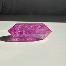 Load image into Gallery viewer, Pink Aura Crackle Quartz - Double Terminated - Milky Way Creations - Sydney - Crystal - Crystals - Candles - Soap - Howlite - Amethyst - Ethically Sources - Stones - gemstones - wholesale - amazonite
