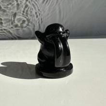 Load image into Gallery viewer, Black Obsidian Lickitung Figurine - Milky Way Creations - Sydney - Crystal - Crystals - Candles - Soap - Howlite - Amethyst - Ethically Sources - Stones - gemstones - wholesale - amazonite
