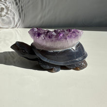 Load image into Gallery viewer, Amethyst Turtle - Milky Way Creations - Sydney - Crystal - Crystals - Candles - Soap - Howlite - Amethyst - Ethically Sources - Stones - gemstones - wholesale - amazonite
