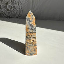 Load image into Gallery viewer, Zebra Jasper Obelisk with Iron Staining - Milky Way Creations - Sydney - Crystal - Crystals - Candles - Soap - Howlite - Amethyst - Ethically Sources - Stones - gemstones - wholesale - amazonite
