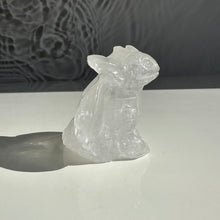 Load image into Gallery viewer, Large Clear Quartz Toothless figurine - Milky Way Creations - Sydney - Crystal - Crystals - Candles - Soap - Howlite - Amethyst - Ethically Sources - Stones - gemstones - wholesale - amazonite
