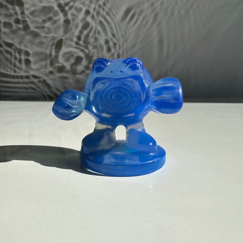 Blue Opalite Poliwrath Figurine - Milky Way Creations - Sydney - Crystal - Crystals - Candles - Soap - Howlite - Amethyst - Ethically Sources - Stones - gemstones - wholesale - amazonite