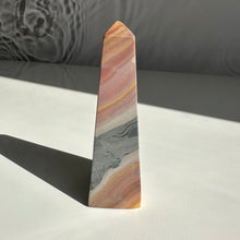 Load image into Gallery viewer, Pink Polychrome Jasper Obelisk - Milky Way Creations - Sydney - Crystal - Crystals - Candles - Soap - Howlite - Amethyst - Ethically Sources - Stones - gemstones - wholesale - amazonite
