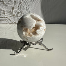 Load image into Gallery viewer, Snow Agate Sphere - Milky Way Creations - Sydney - Crystal - Crystals - Candles - Soap - Howlite - Amethyst - Ethically Sources - Stones - gemstones - wholesale - amazonite
