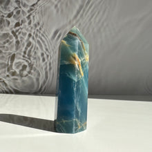 Load image into Gallery viewer, Blue Onyx Tower - Milky Way Creations - Sydney - Crystal - Crystals - Candles - Soap - Howlite - Amethyst - Ethically Sources - Stones - gemstones - wholesale - amazonite
