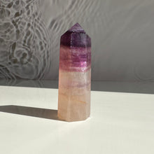 Load image into Gallery viewer, Purple Fluorite Tower - Milky Way Creations - Sydney - Crystal - Crystals - Candles - Soap - Howlite - Amethyst - Ethically Sources - Stones - gemstones - wholesale - amazonite
