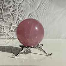 Load image into Gallery viewer, Rose Quartz Sphere - Milky Way Creations - Sydney - Crystal - Crystals - Candles - Soap - Howlite - Amethyst - Ethically Sources - Stones - gemstones - wholesale - amazonite
