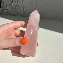 Load image into Gallery viewer, Rose Quartz Tower - Milky Way Creations - Sydney - Crystal - Crystals - Candles - Soap - Howlite - Amethyst - Ethically Sources - Stones - gemstones - wholesale - amazonite
