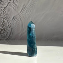 Load image into Gallery viewer, Blue Fluorite Tower - Milky Way Creations - Sydney - Crystal - Crystals - Candles - Soap - Howlite - Amethyst - Ethically Sources - Stones - gemstones - wholesale - amazonite
