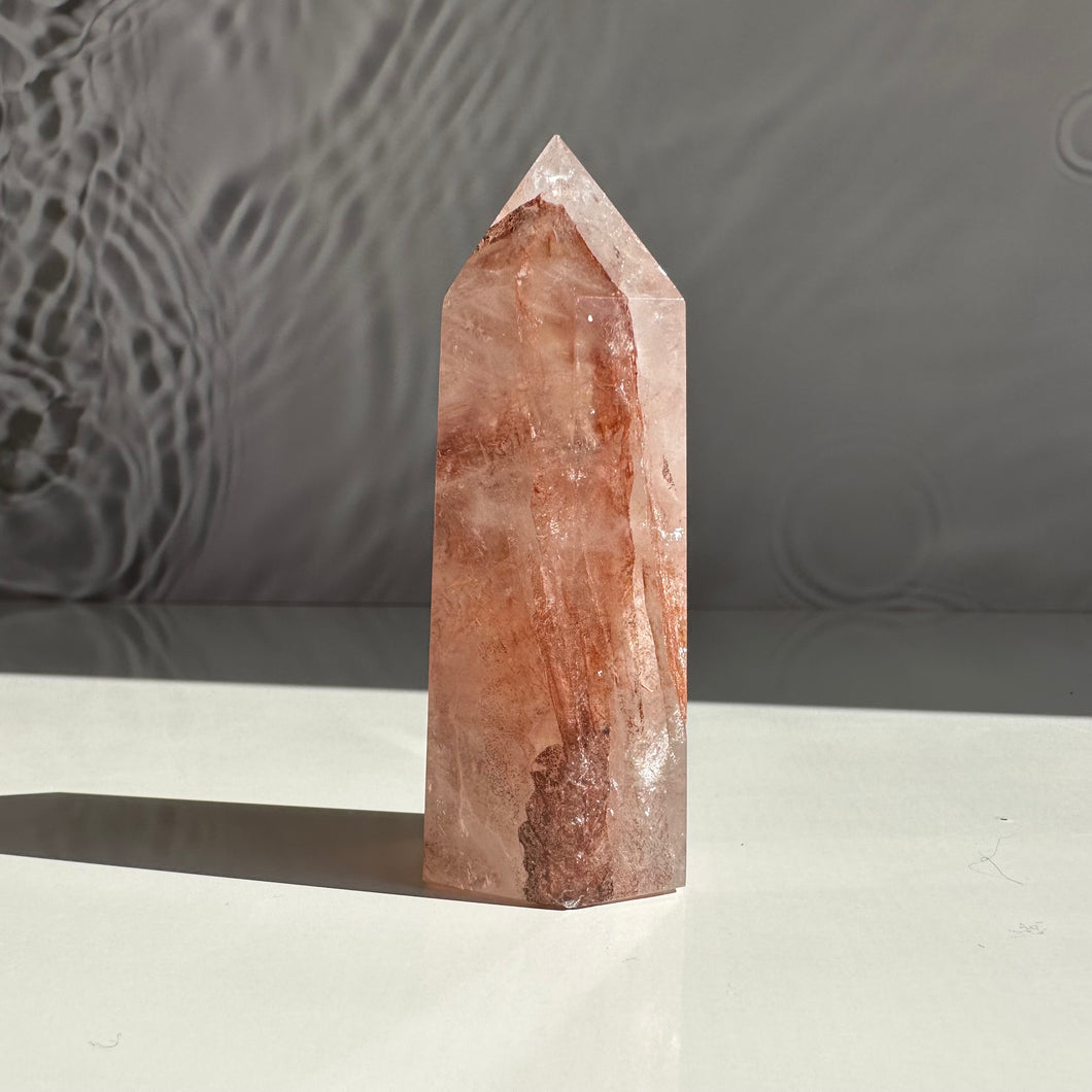 Fire Quartz Tower - Milky Way Creations - Sydney - Crystal - Crystals - Candles - Soap - Howlite - Amethyst - Ethically Sources - Stones - gemstones - wholesale - amazonite