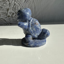 Load image into Gallery viewer, Sodalite Squirtle Figurine - Milky Way Creations - Sydney - Crystal - Crystals - Candles - Soap - Howlite - Amethyst - Ethically Sources - Stones - gemstones - wholesale - amazonite
