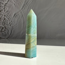 Load image into Gallery viewer, Caribbean Calcite Tower - Milky Way Creations - Sydney - Crystal - Crystals - Candles - Soap - Howlite - Amethyst - Ethically Sources - Stones - gemstones - wholesale - amazonite
