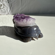 Load image into Gallery viewer, Amethyst Turtle - Milky Way Creations - Sydney - Crystal - Crystals - Candles - Soap - Howlite - Amethyst - Ethically Sources - Stones - gemstones - wholesale - amazonite
