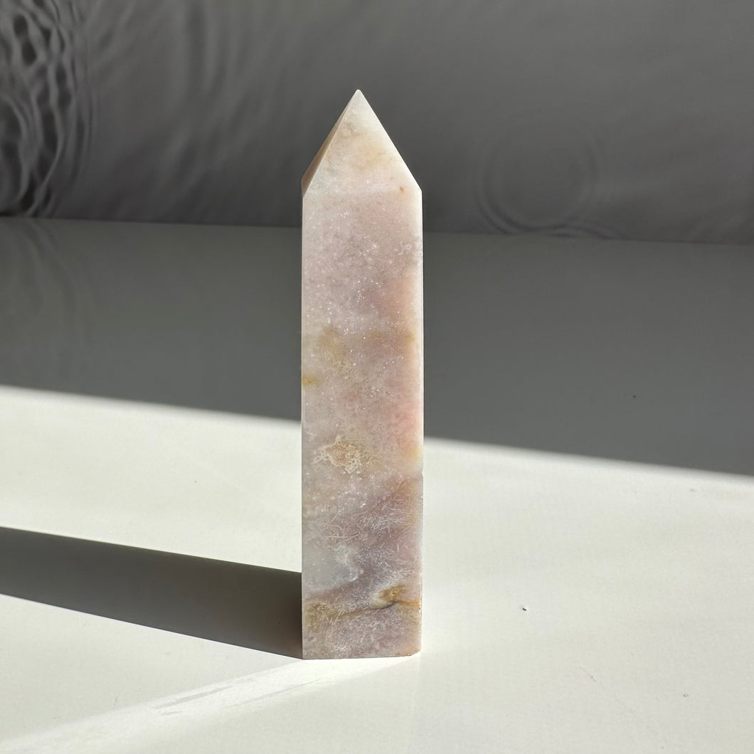 Pink Amethyst Tower - Milky Way Creations - Sydney - Crystal - Crystals - Candles - Soap - Howlite - Amethyst - Ethically Sources - Stones - gemstones - wholesale - amazonite