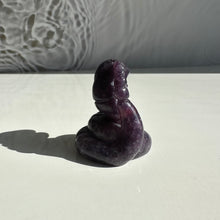 Load image into Gallery viewer, Purple Lepidolite Ekans Figurine - Milky Way Creations - Sydney - Crystal - Crystals - Candles - Soap - Howlite - Amethyst - Ethically Sources - Stones - gemstones - wholesale - amazonite
