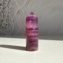 Load image into Gallery viewer, Purple Fluorite Tower - Milky Way Creations - Sydney - Crystal - Crystals - Candles - Soap - Howlite - Amethyst - Ethically Sources - Stones - gemstones - wholesale - amazonite
