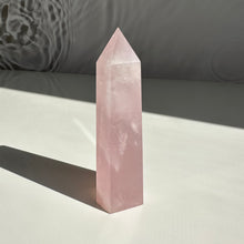 Load image into Gallery viewer, Rose Quartz Tower - Milky Way Creations - Sydney - Crystal - Crystals - Candles - Soap - Howlite - Amethyst - Ethically Sources - Stones - gemstones - wholesale - amazonite
