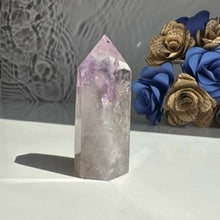 Load image into Gallery viewer, Amethyst with Smoky Quartz Tower
