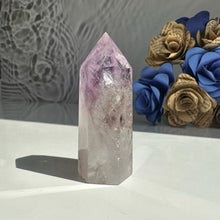 Load image into Gallery viewer, Amethyst with Smoky Quartz Tower
