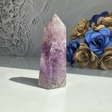 Load image into Gallery viewer, Amethyst with Smoky Quartz Tower
