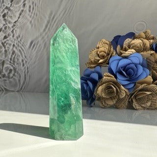 Green Fluorite Tower