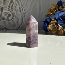 Load image into Gallery viewer, Pink Tourmaline, Lepidolite &amp; Smoky Quartz Tower
