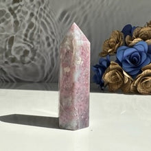 Load image into Gallery viewer, Pink Tourmaline, Lepidolite &amp; Smoky Quartz Tower
