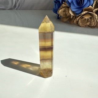 Yellow Fluorite Tower