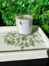 Load image into Gallery viewer, Green Aventurine Crystal Infused Soy Candle - Milky Way Creations - Sydney - Crystal - Crystals - Candles - Soap - Howlite - Amethyst - Ethically Sources - Stones - gemstones - wholesale - amazonite
