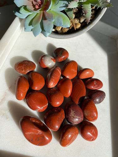 Red Jasper Tumbles - Milky Way Creations - Sydney - Crystal - Crystals - Candles - Soap - Howlite - Amethyst - Ethically Sources - Stones - gemstones - wholesale - amazonite