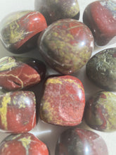 Load image into Gallery viewer, Dragons Blood Jasper Tumbles - Milky Way Creations - Sydney - Crystal - Crystals - Candles - Soap - Howlite - Amethyst - Ethically Sources - Stones - gemstones - wholesale - amazonite
