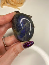 Load image into Gallery viewer, Labradorite Palm Stone #259 - Milky Way Creations - Sydney - Crystal - Crystals - Candles - Soap - Howlite - Amethyst - Ethically Sources - Stones - gemstones - wholesale - amazonite
